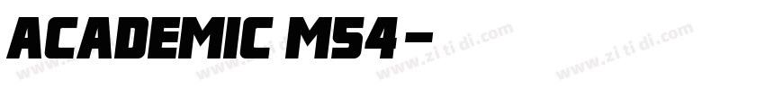 Academic M54字体字体转换